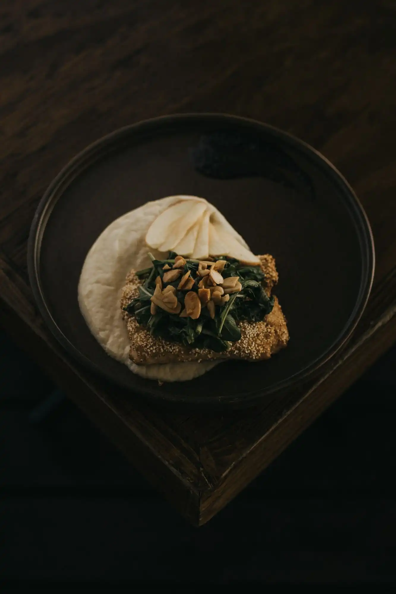A plated small plate